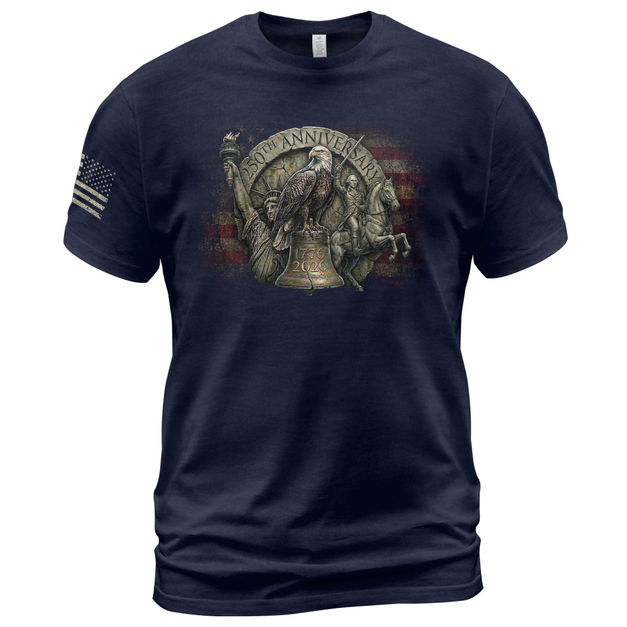 USA 250th Anniversary Eagle Shirt 1776–2026 Patriotic Freedom Heritage Tee - Rust Field Wear