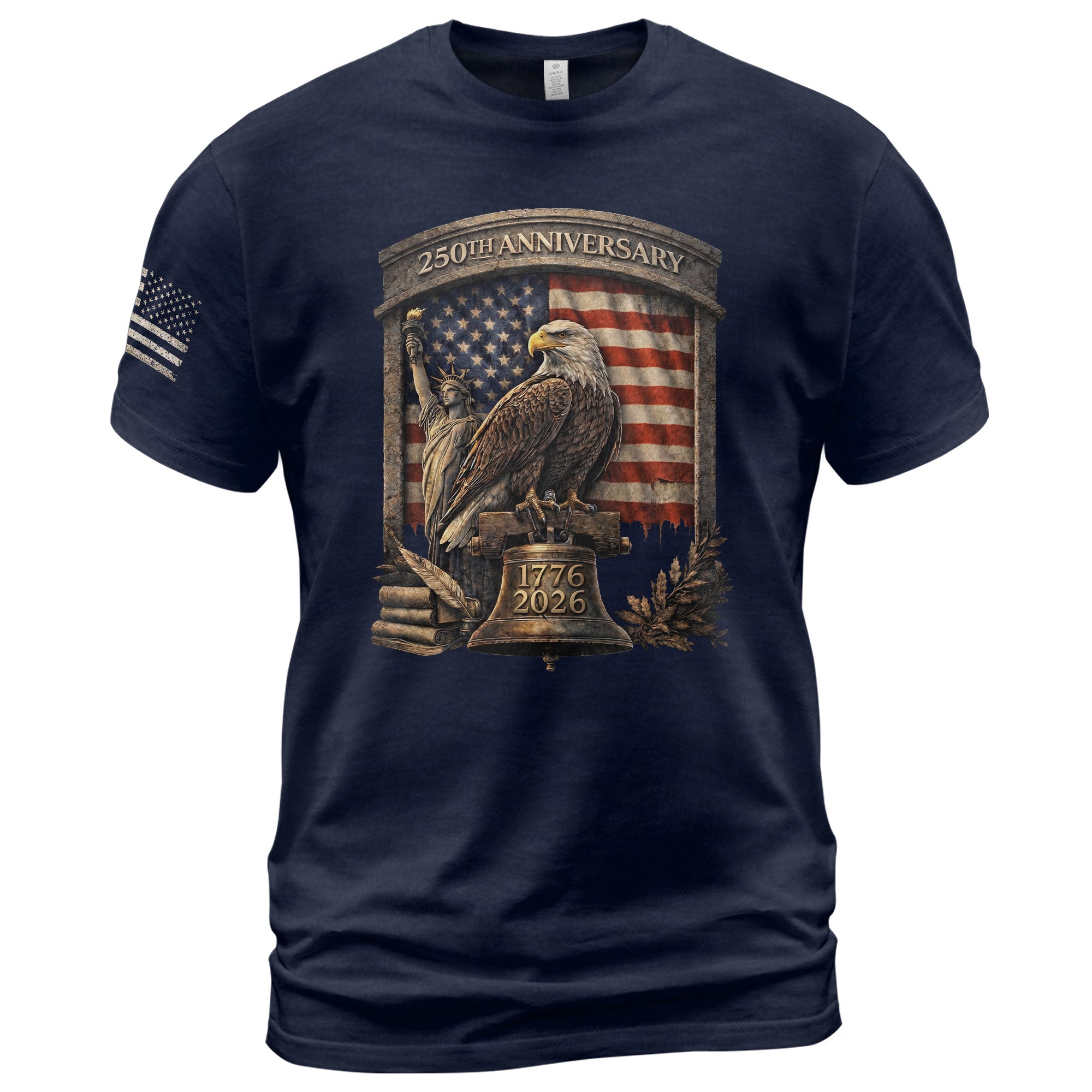 American Eagle 250th Anniversary Shirt Patriotic Independence Freedom 1776–2026 - Rust Field Wear