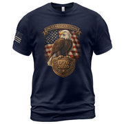USA Eagle 250th Anniversary Patriotic Shirt Freedom Tee - Rust Field Wear