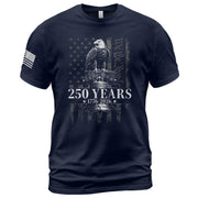 USA Freedom Shirt 1776–2026 American Pride Edition - Rust Field Wear