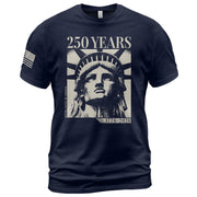 250 Years America Anniversary Heritage Shirt 1776–2026 Patriotic Spirit - Rust Field Wear