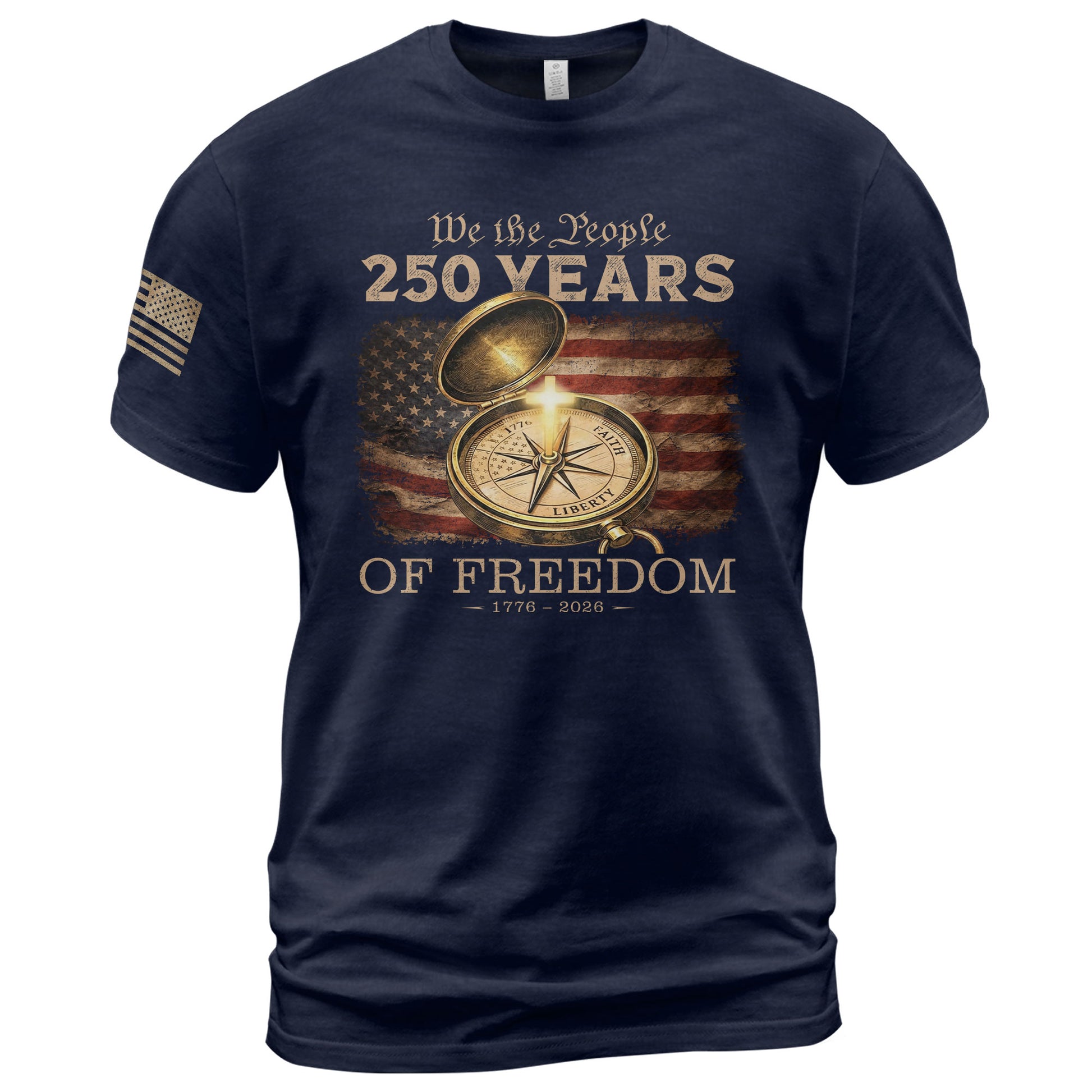 We The People USA 250 Years Independence Shirt 1776–2026 Patriotic Shirt - Rust Field Wear