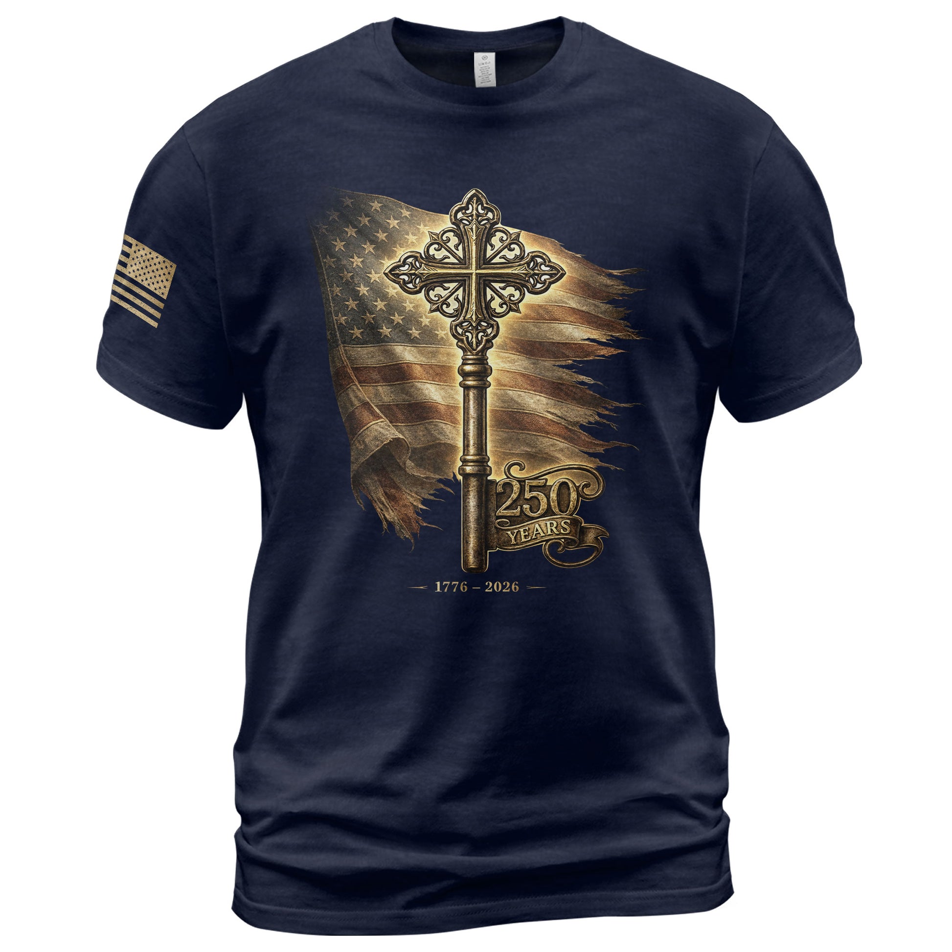 USA 250 Years Freedom Key Shirt 1776–2026 Independence Heritage Shirt - Rust Field Wear