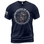 Christian USA 250th Anniversary Shirt 1776–2026 Faith & Freedom Legacy - Rust Field Wear