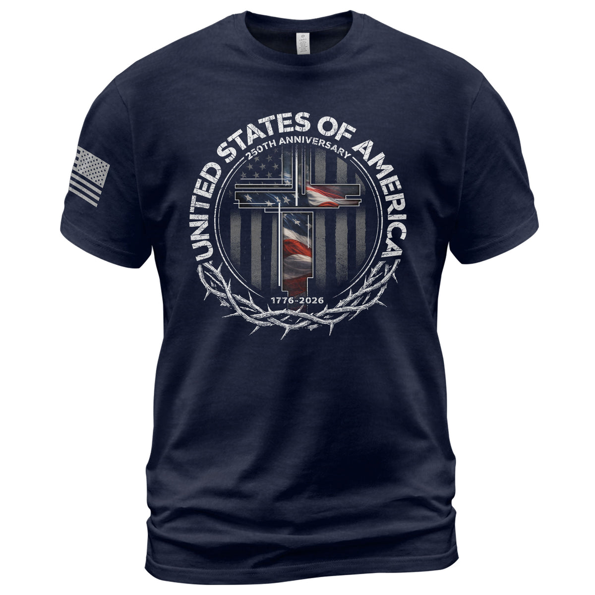 Christian USA 250th Anniversary Shirt 1776–2026 Faith & Freedom Legacy - Rust Field Wear