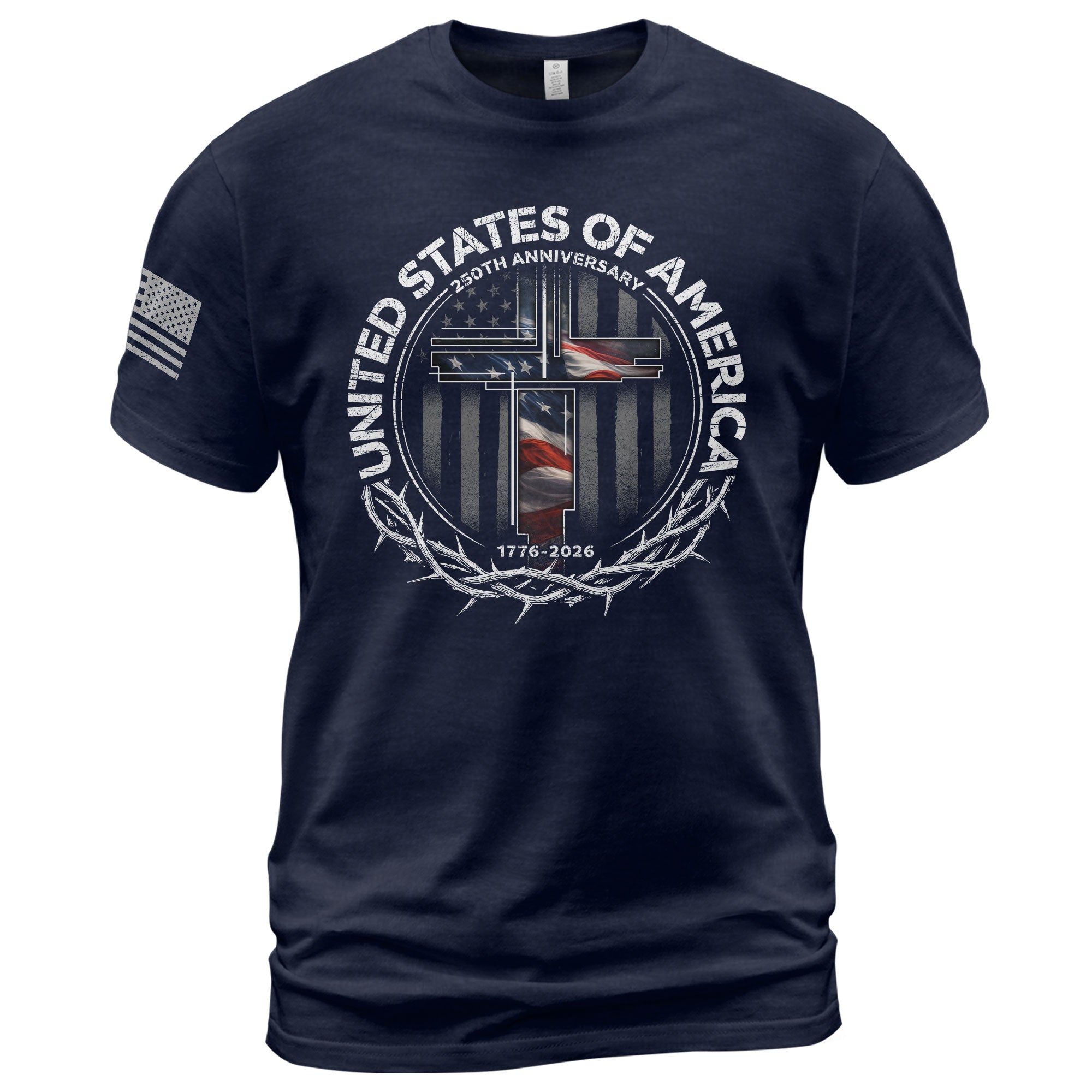 Christian USA 250th Anniversary Shirt 1776–2026 Faith & Freedom Legacy - Rust Field Wear