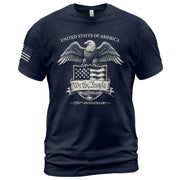 USA 250 Years Freedom Shirt 1776-2026 We The People American Eagle Shield Patriotic - Rust Field Wear
