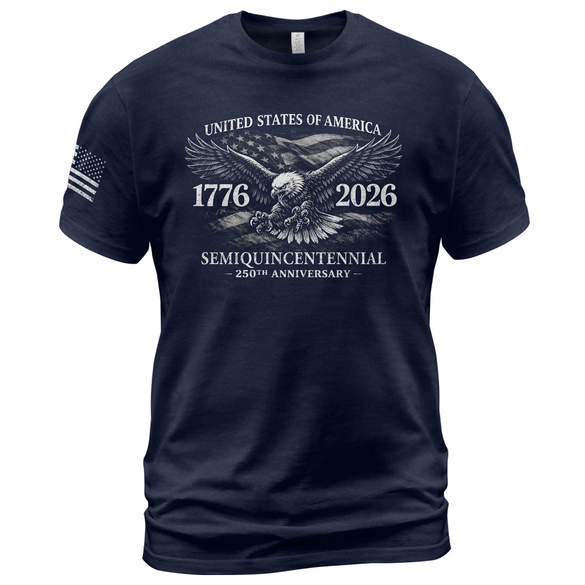 USA 250 Years American Pride Shirt 1776-2026 Eagle USA Patriotic - Rust Field Wear