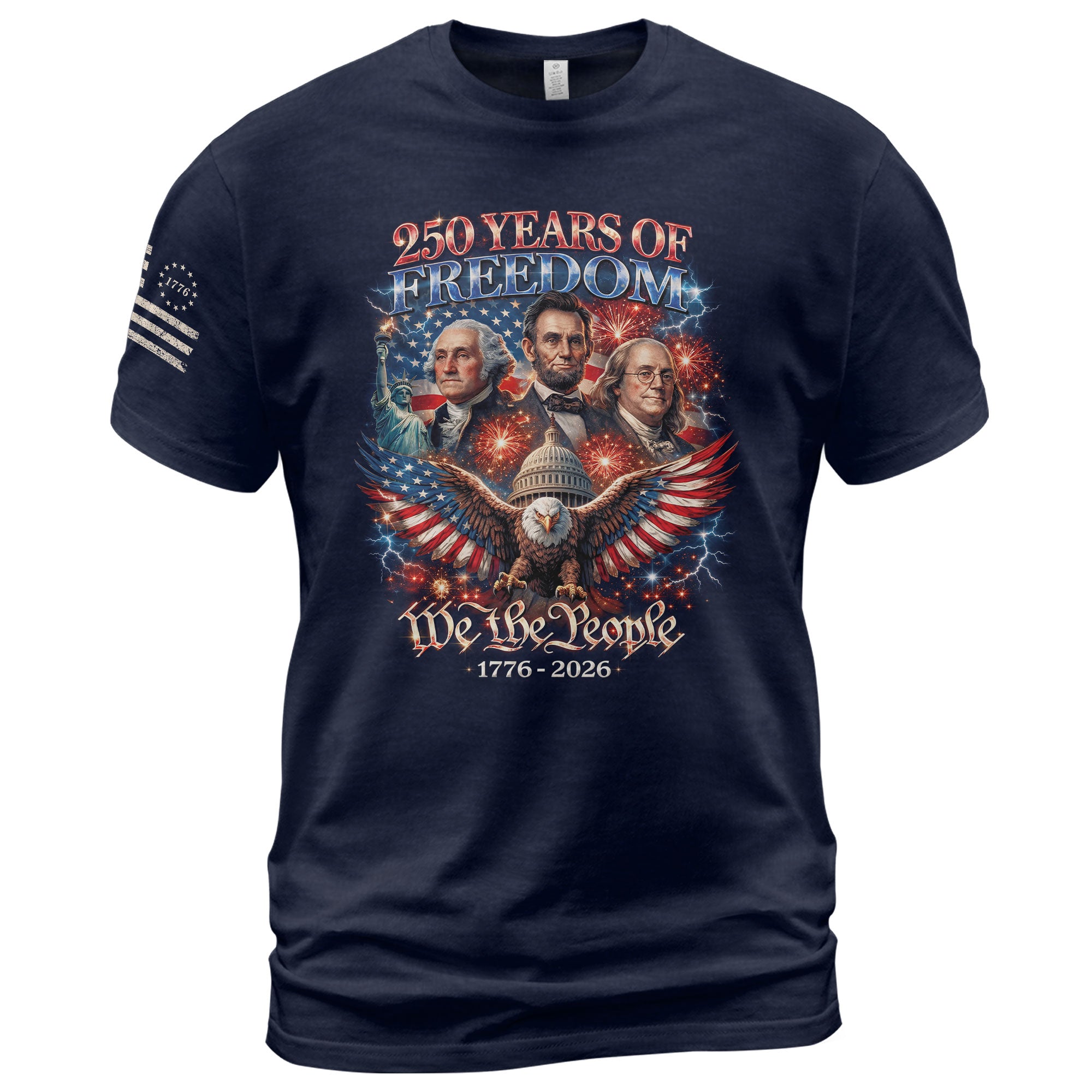 Legends of Liberty USA 250th 250 Years Anniversary Shirt - 250 Years America Anniversary Merchandise We The People 1776-2026 Bootleg Tee - Rust Field Wear