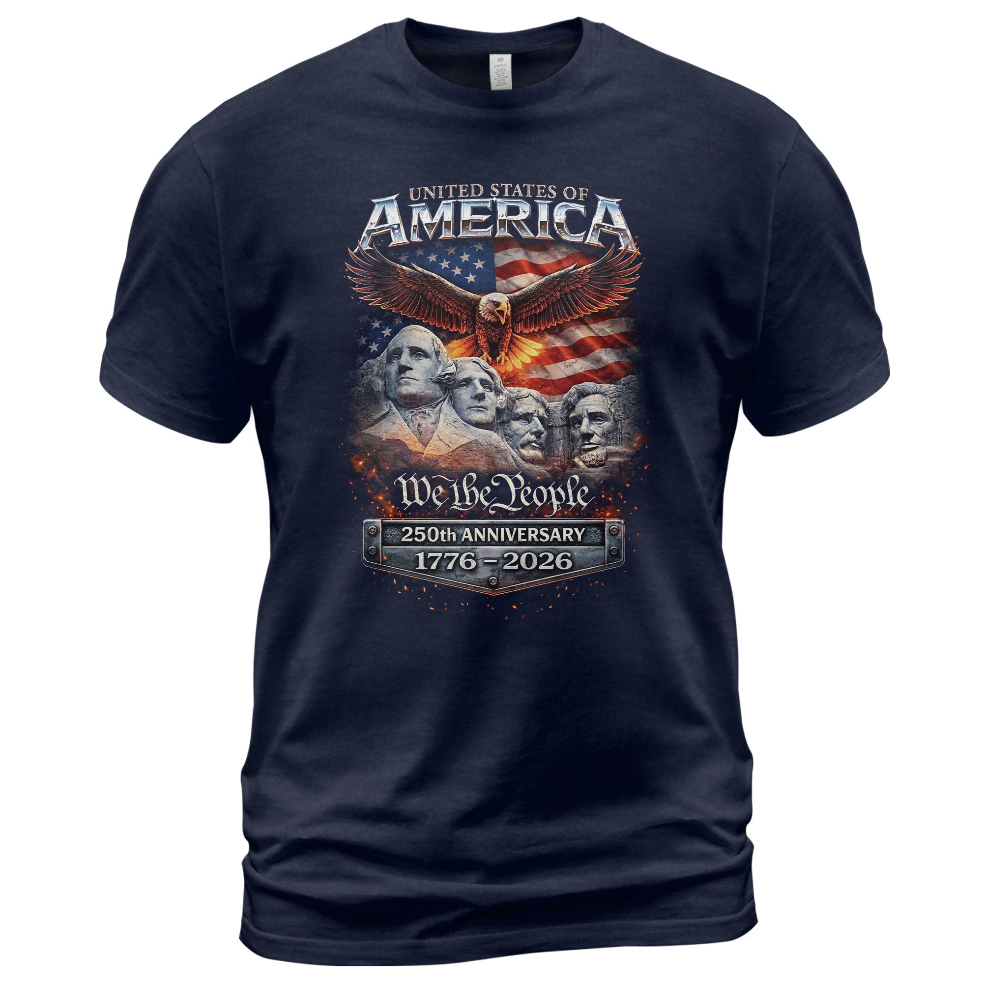 We The People 250th Anniversary 1776–2026 – Founding Legacy Patriotic T-Shirt - Rust Field Wear