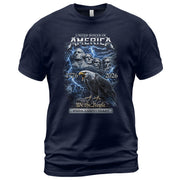 America 1776–2026 – 250th Anniversary We The People Lightning Eagle Tee - Rust Field Wear