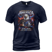 United States of America 1776–2026 – 250th Anniversary Eagle Patriotic T-Shirt - Rust Field Wear