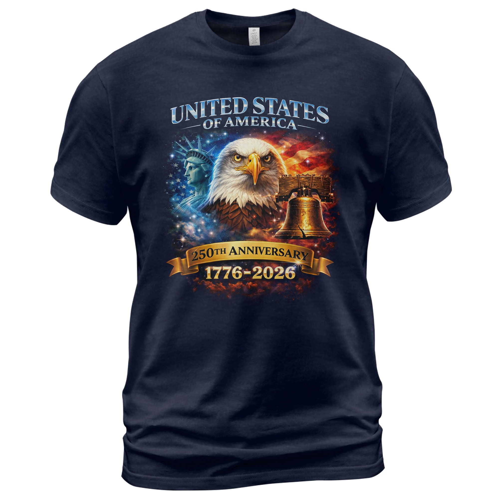 United States of America 1776–2026 – 250th Anniversary Liberty Eagle T-Shirt - Rust Field Wear