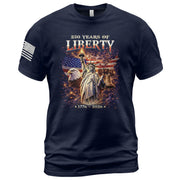 America 250th Anniversary Shirt - 1776-2026 Liberty Bell Tee, 250 Years of Freedom USA Birthday Merchandise - Rust Field Wear