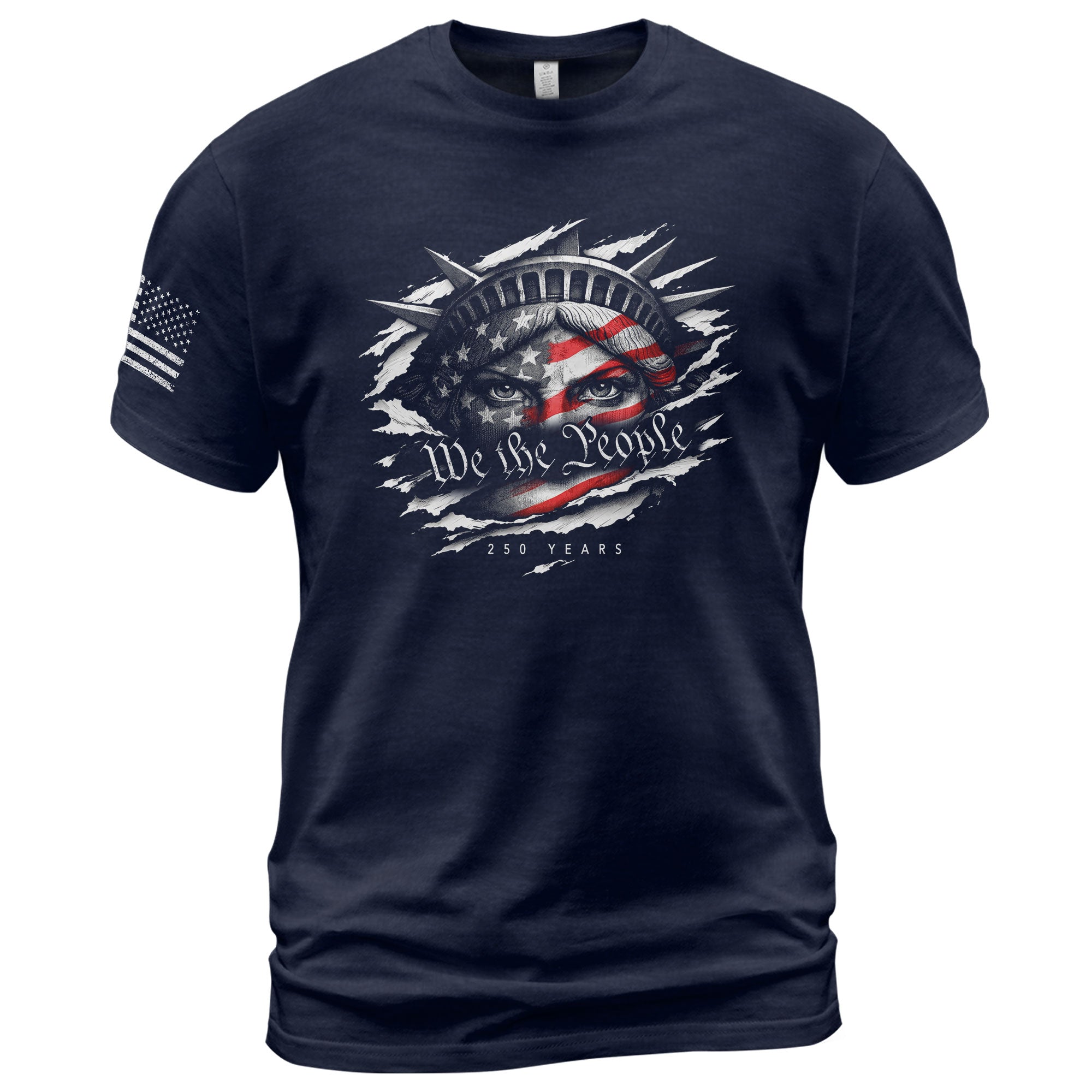 America 250th Anniversary T-Shirt - 250 Years 1776-2026 We The People Patriotic Tee - Rust Field Wear
