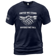 America 250th Anniversary Shirt - United We Stand Divided We Fall T-Shirt, 1776-2026 250 Years Patriotic Unity Tee - Rust Field Wear