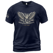 America 250th Anniversary T-Shirt 1776-2026 – USA 250th Birthday Eagle & Flag Tee - Rust Field Wear
