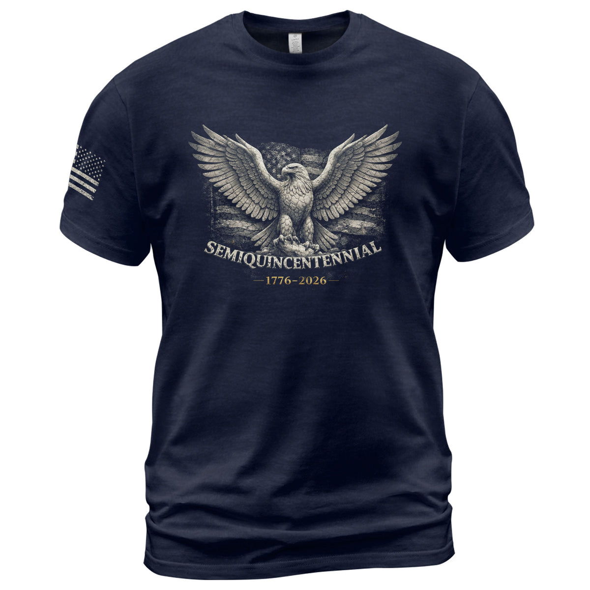 America 250th Anniversary T-Shirt 1776-2026 – USA 250th Birthday Eagle & Flag Tee - Rust Field Wear