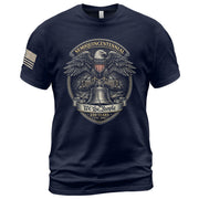 America 250th Anniversary T-Shirt (1776-2026) – We The People, Liberty Bell & Eagle Patriotic Tee - Rust Field Wear