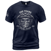 America 250th Anniversary T-Shirt (1776-2026) – We The People Patriot Skull & Revolution Tee - Rust Field Wear