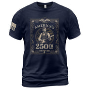 America’s 250th Anniversary Lincoln Playing Guitar Shirt 1776–2026 Vintage USA Independence - Rust Field Wear