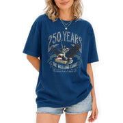 United States 250th Anniversary Liberty Apparel Personalized Custom Family Name Shirts - Rust Field Wear