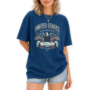 National Celebration Heritage Apparel Customized Custom Family Name United States Shirts - Rust Field Wear