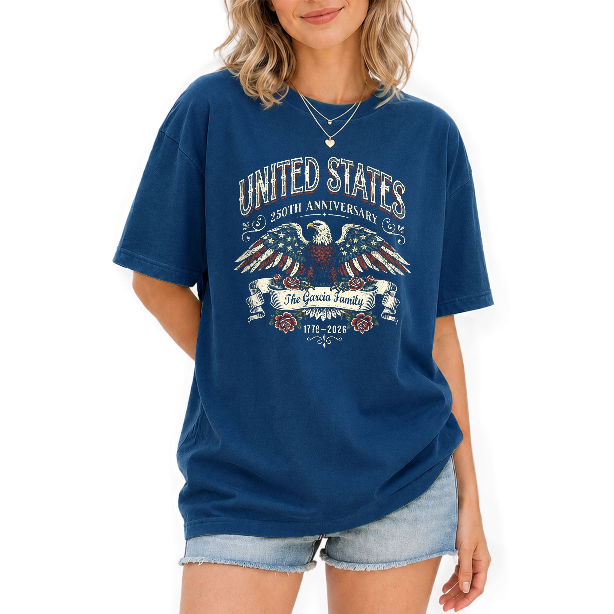 National Celebration Heritage Apparel Customized Custom Family Name United States Shirts - Rust Field Wear