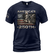 Pledge Allegiance George Washington Guitar Shirt 1776-2026 Patriotic Graphic Tee Apparel - Rust Field Wear