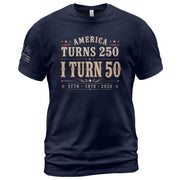 Classic 1976 Milestone Tee - Marking A Grand 250 Year National Legacy 1776-2026 Apparel - Rust Field Wear