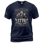 Patriotic 1776 National Champs T-Shirt - Vintage Style Founding Fathers Apparel Design - Rust Field Wear