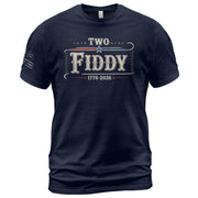 Patriotic Two Fiddy 1776-2026 Shirt - Classic American Anniversary Graphic Style - Rust Field Wear