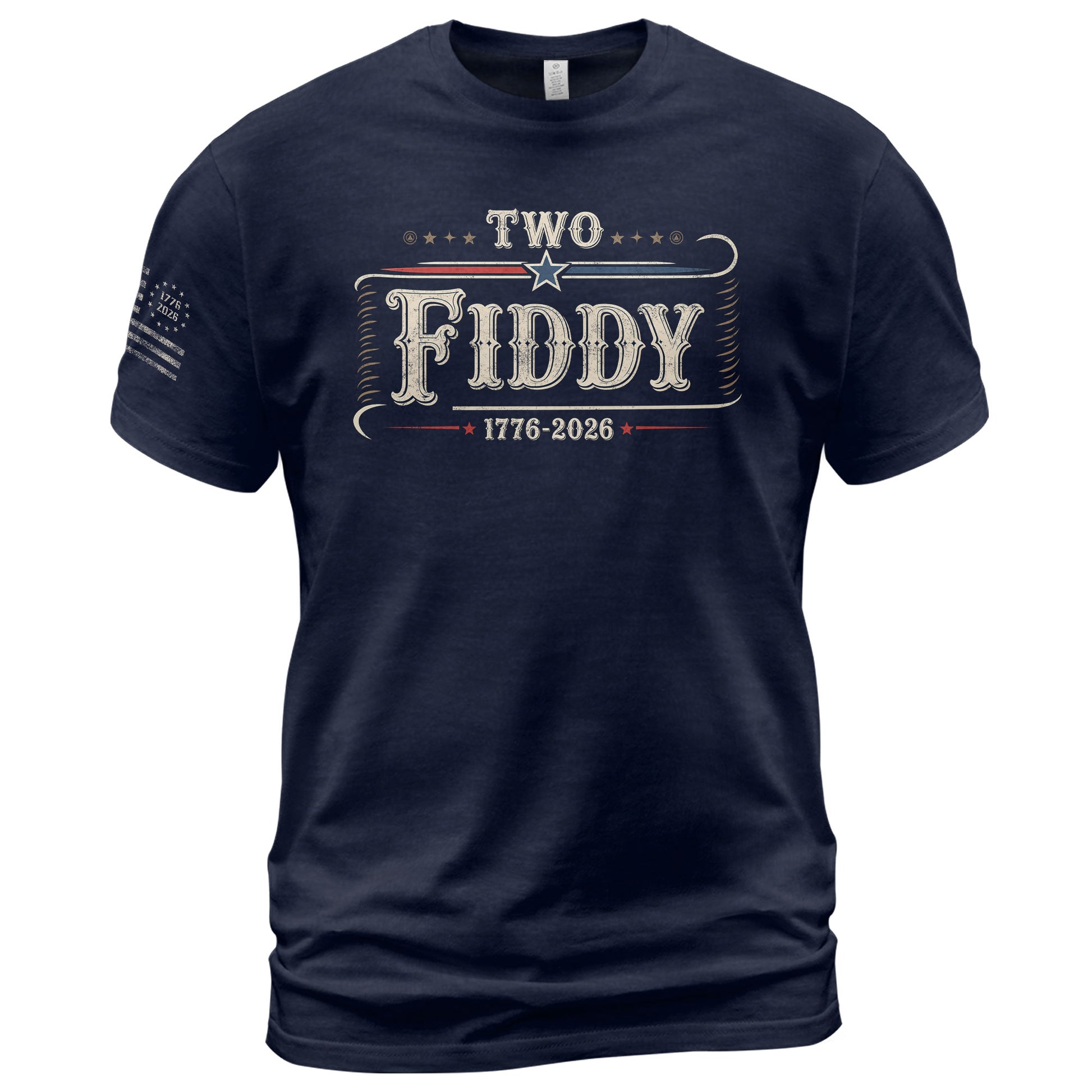 Patriotic Two Fiddy 1776-2026 Shirt - Classic American Anniversary Graphic Style - Rust Field Wear