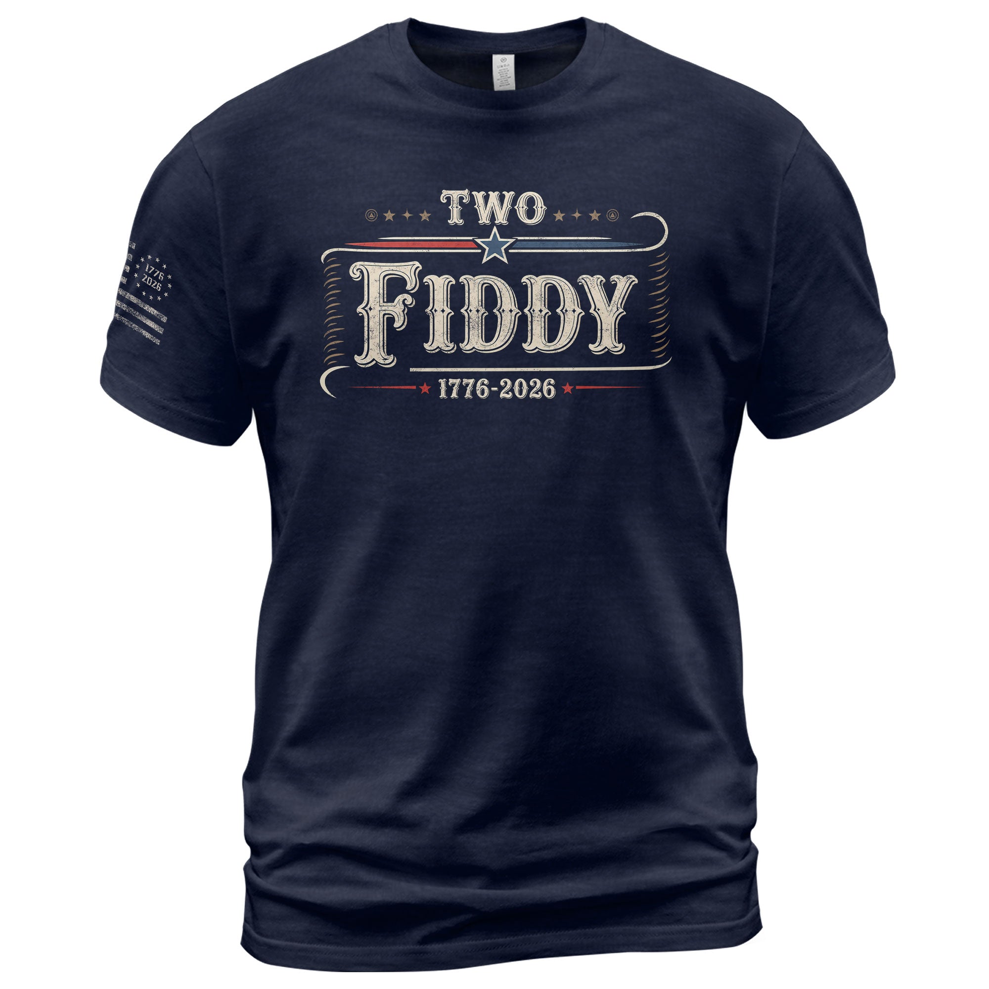 Patriotic Two Fiddy 1776-2026 Shirt - Classic American Anniversary Graphic Style - Rust Field Wear