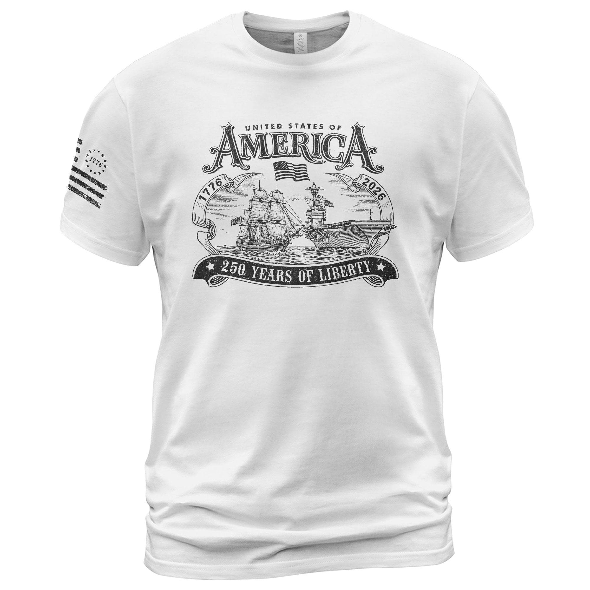 1776–2026 USA Freedom Heritage Patriotic Shirt - Rust Field Wear