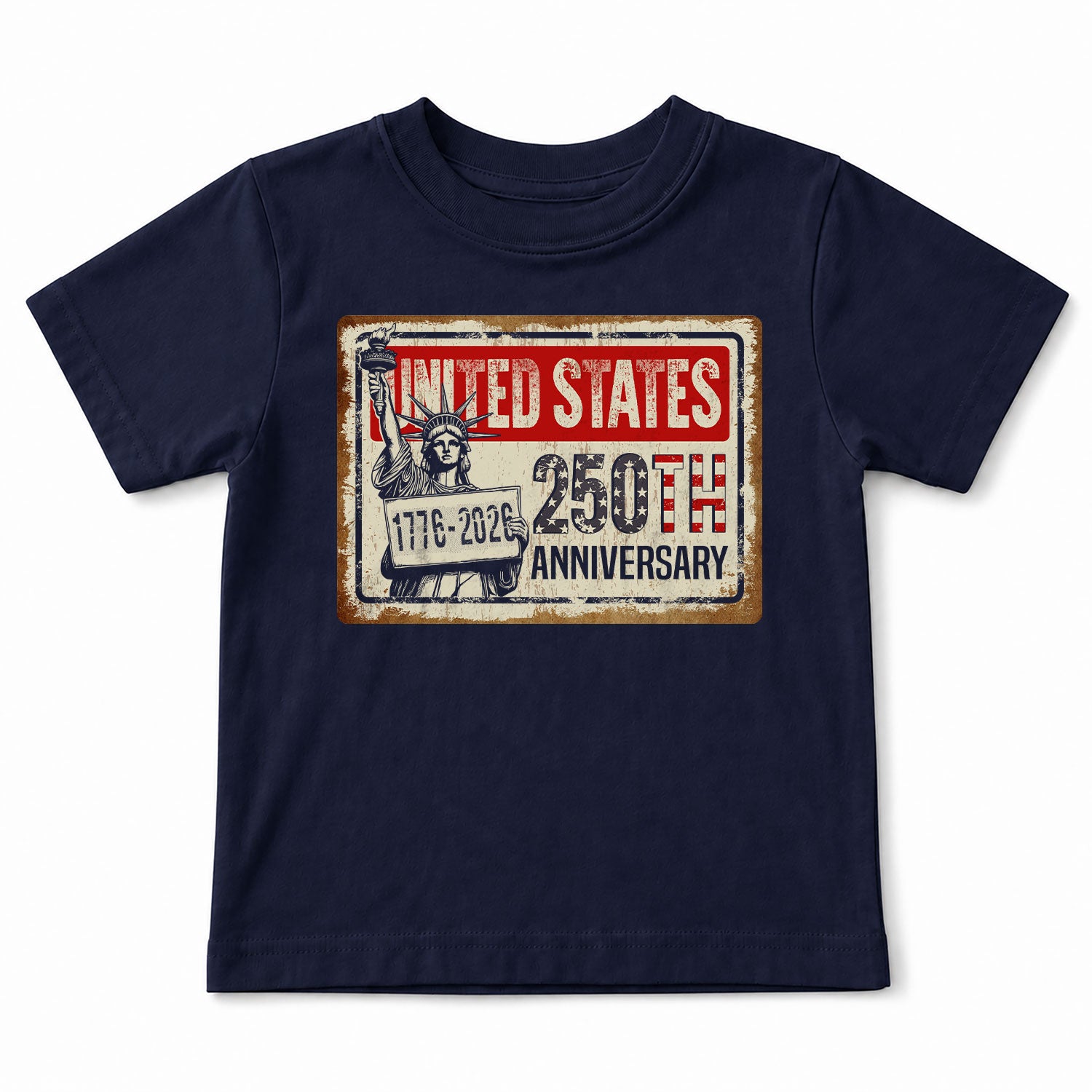 Kids United States 250th Anniversary T-Shirt 1776–2026 Patriotic Freedom Youth Tee