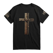 Christian Cross T-Shirt – Faith Over Fear Edition