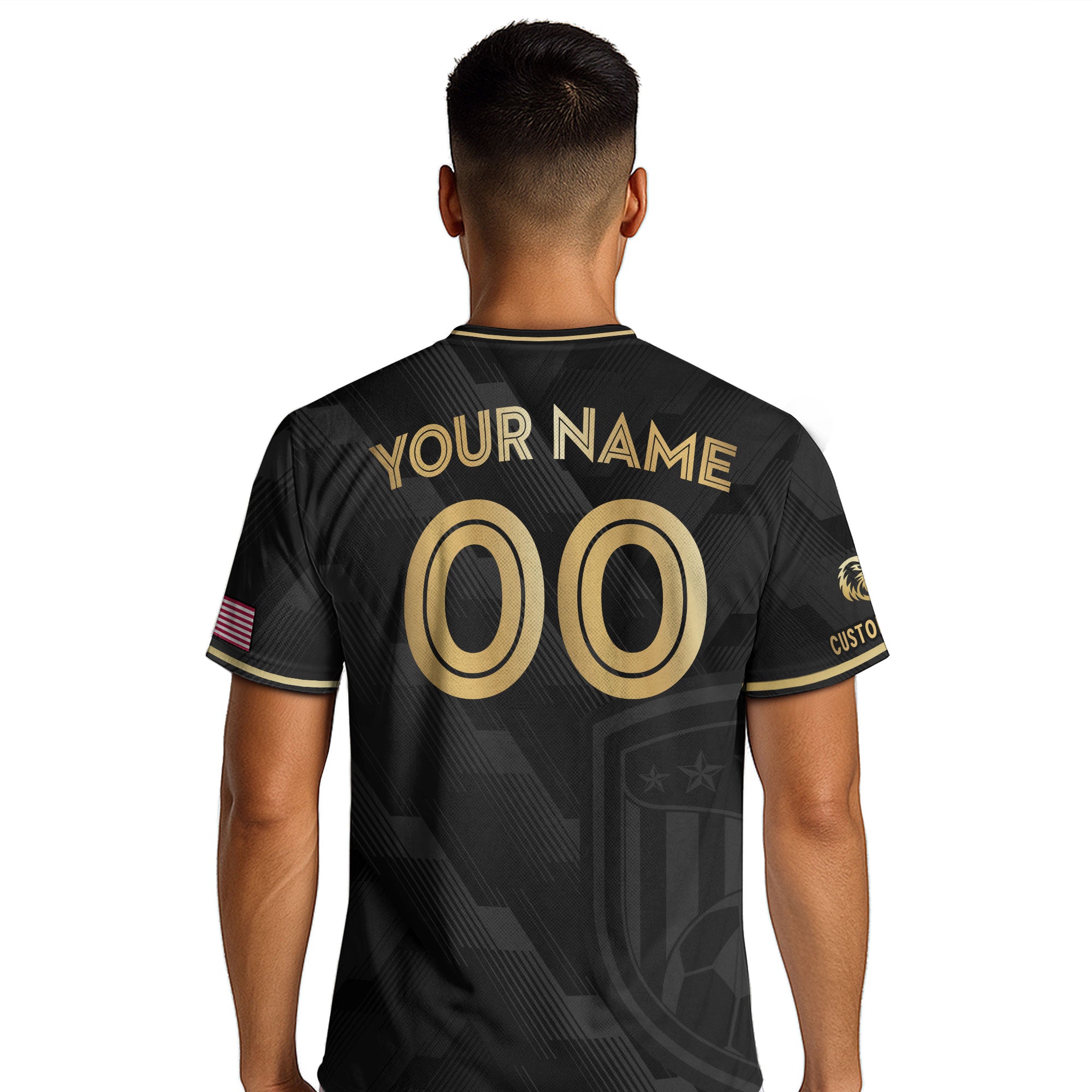 Abstract Pattern Adult Soccer Jersey Style Custom Name Number Personalized Sport Top