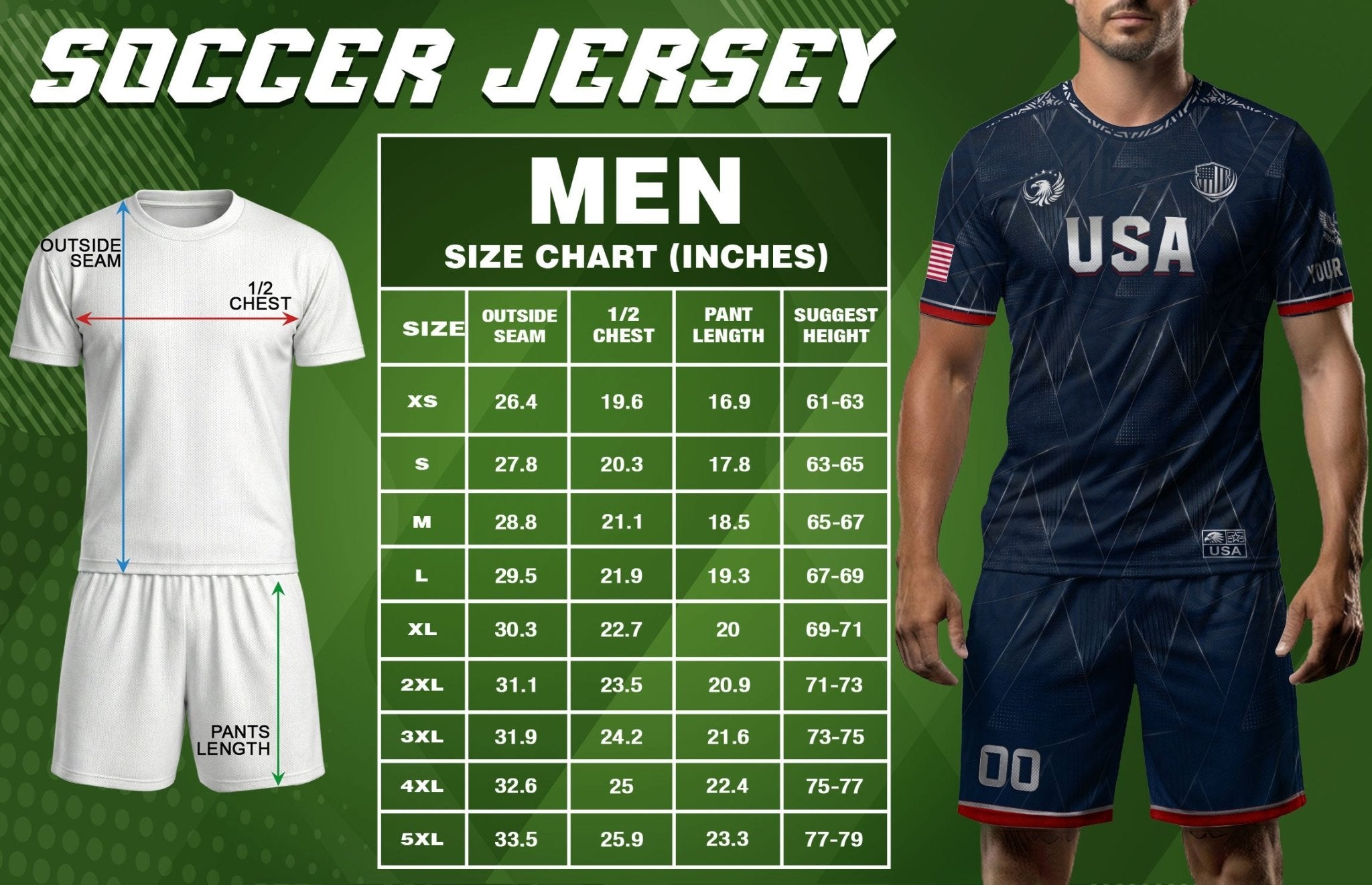 Personalized Patriotic USA Soccer Shirt Custom Adult Name Number Graphic Team Uniform - Rust Field Wear