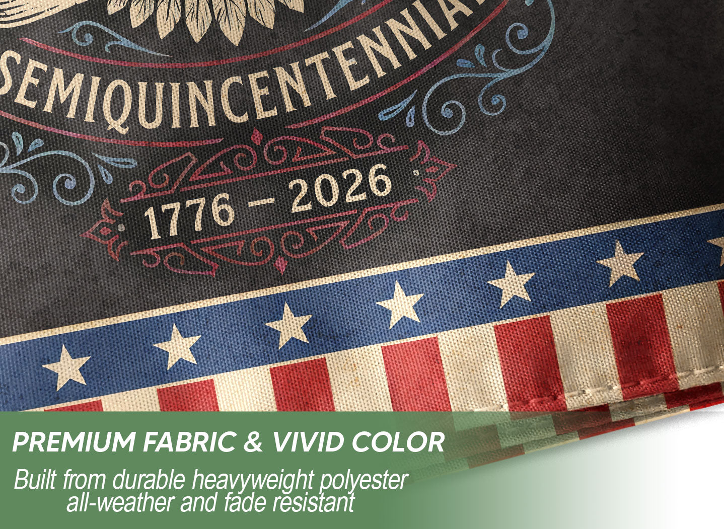 America 250th Anniversary 1776-2026 Garden Flag – We The People Bald Eagle 250 Years of Liberty Double Sided USA Flag
