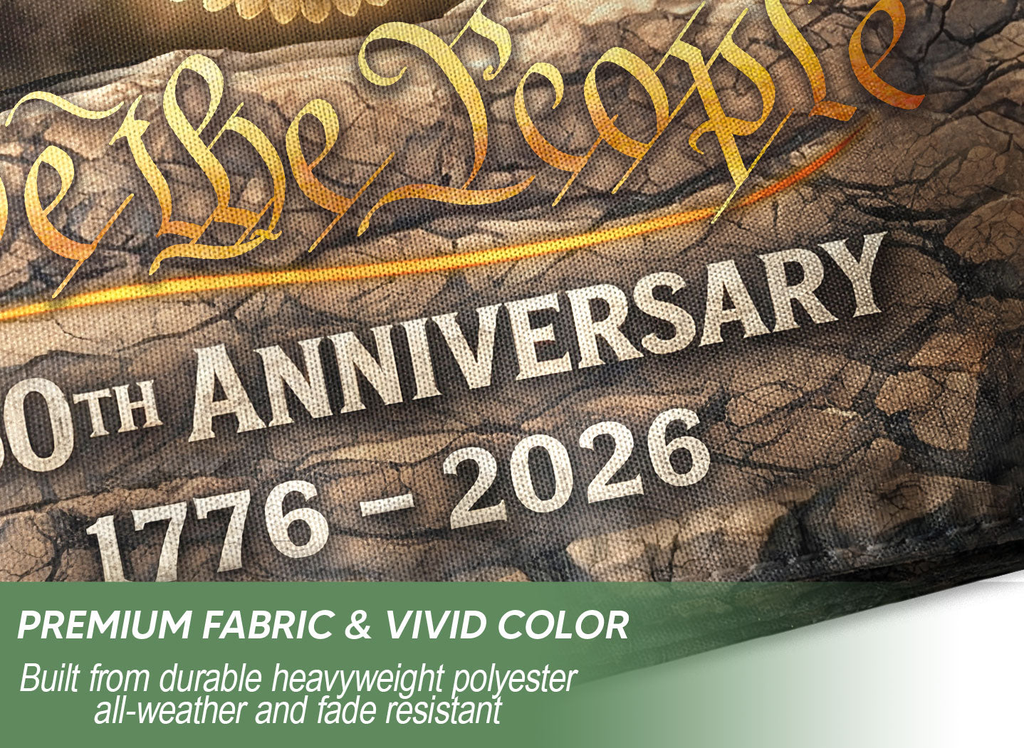 USA 250th Anniversary House Flag 1776-2026, American Flag 250 Year Anniversary, Patriotic Outdoor Yard Decoration