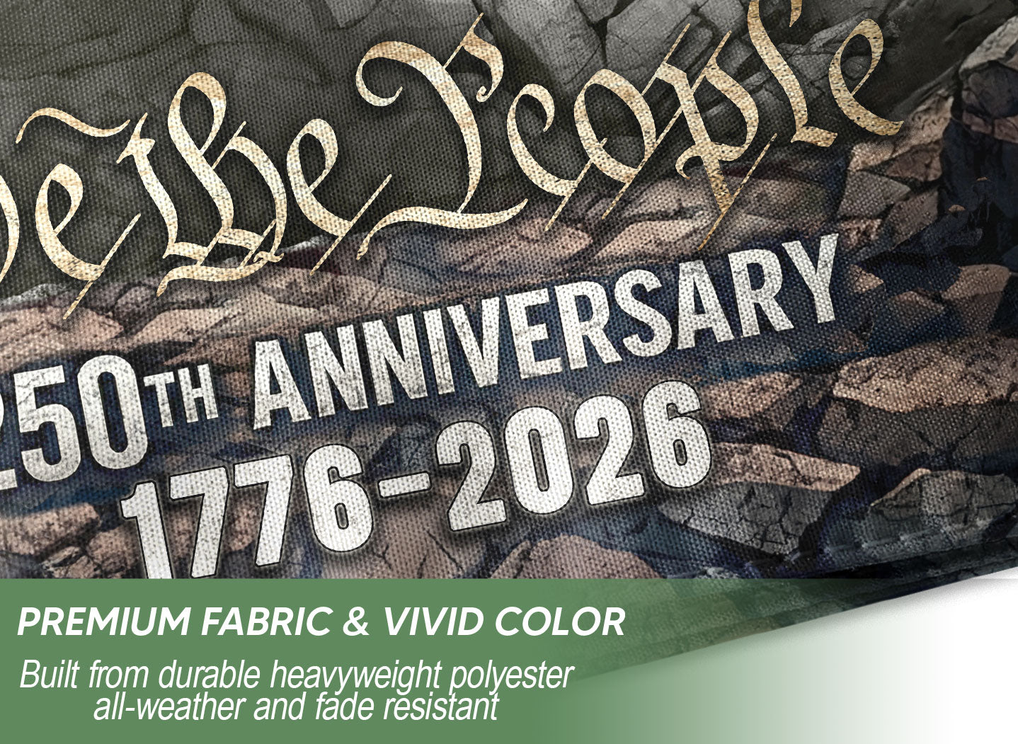 USA 250th Anniversary House Flag 1776–2026 – American Flag 250 Year Anniversary Patriotic Eagle We The People Outdoor Yard Decor Flag