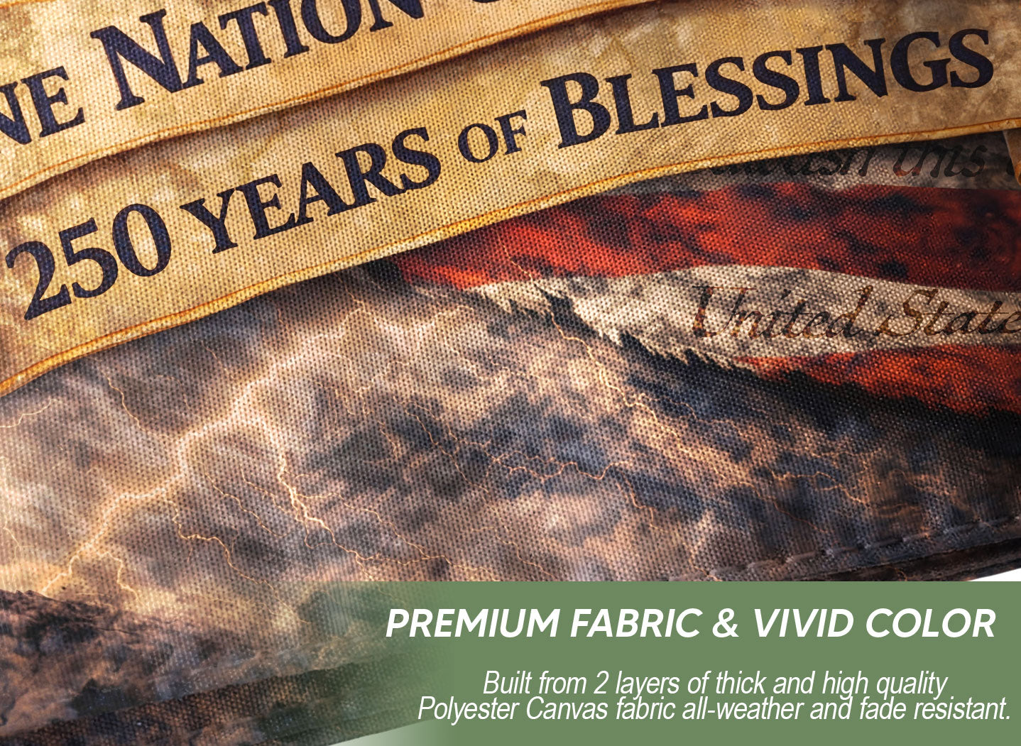 We The People House Flag 1776–2026, One Nation Under God Patriotic Eagle Flag, USA 250th Anniversary Outdoor Decor