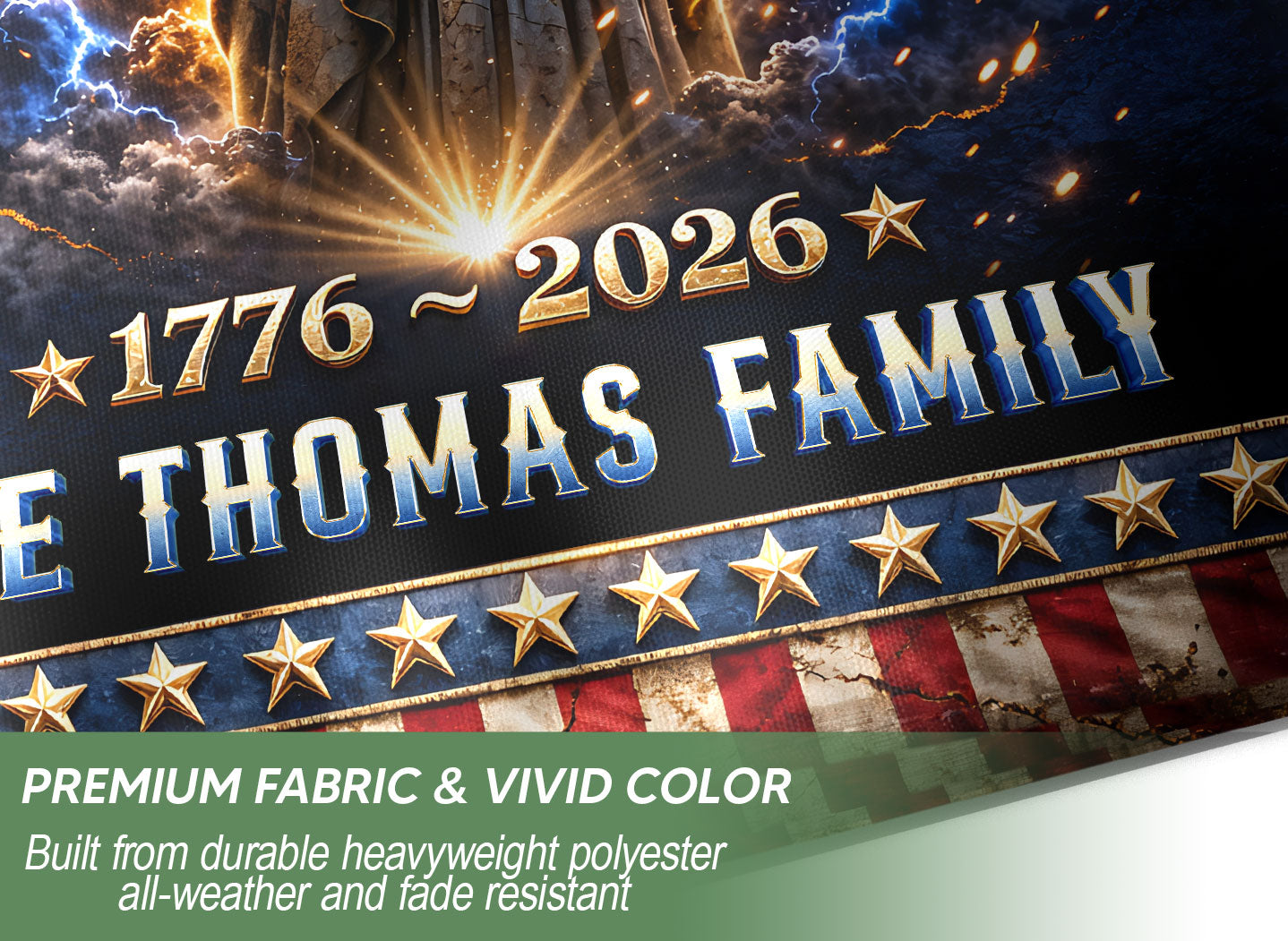 Personalized 250 Years USA Garden Flag – Patriotic Liberty & Eagle Design (1776–2026)