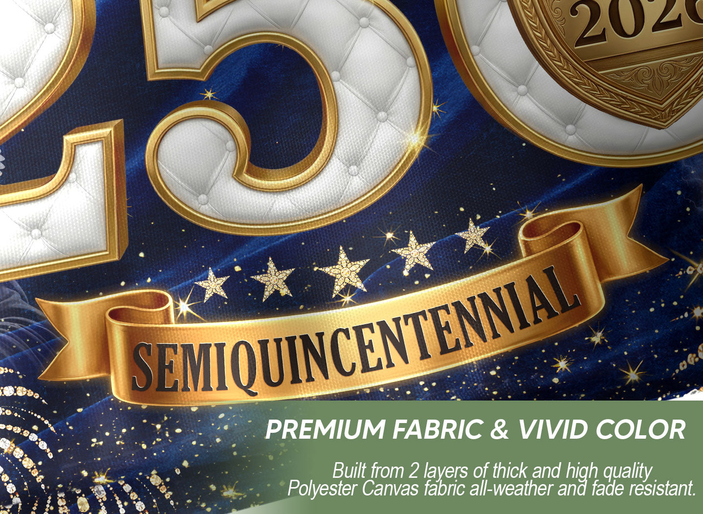 We The People 250th Anniversary House Flag 1776–2026 Patriotic Eagle Banner