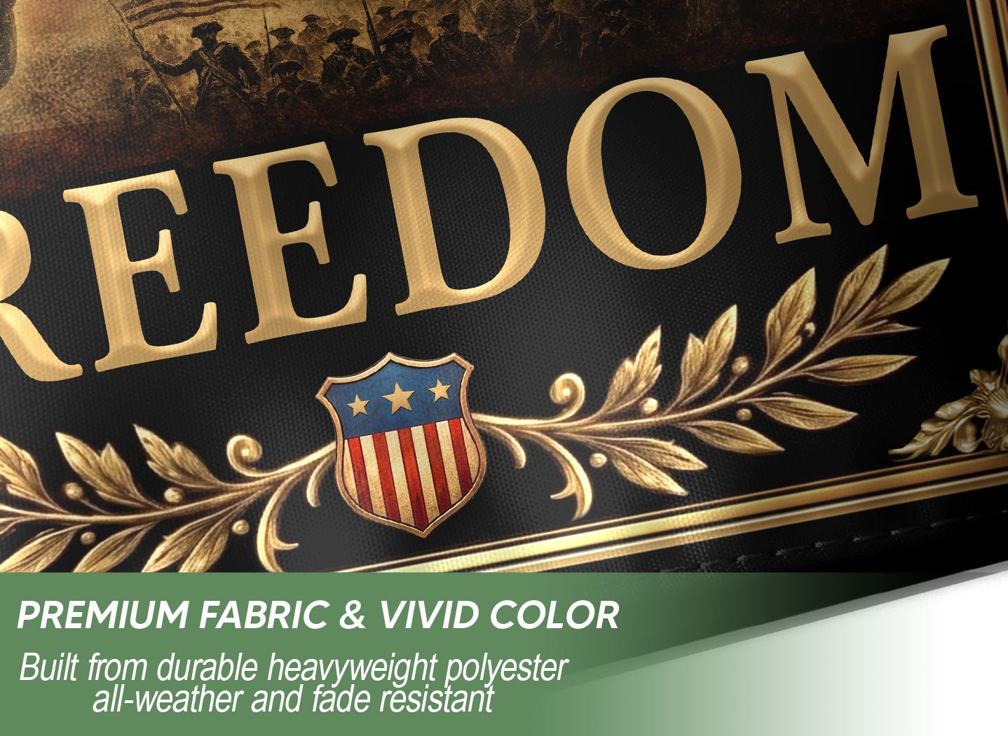 250 Years of Freedom House Flag 1776-2026 Patriotic Eagle Liberty Bell 250th Anniversary USA Flag - Rust Field Wear