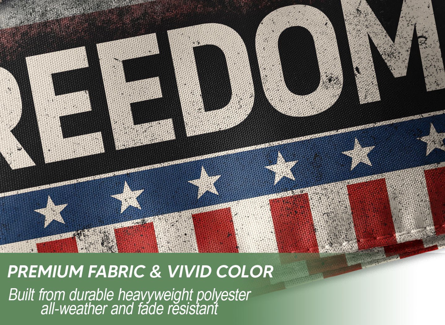 250 Years of Freedom Garden Flag We The People Eagle 1776-2026 Patriotic 250th Anniversary USA Flag - Rust Field Wear