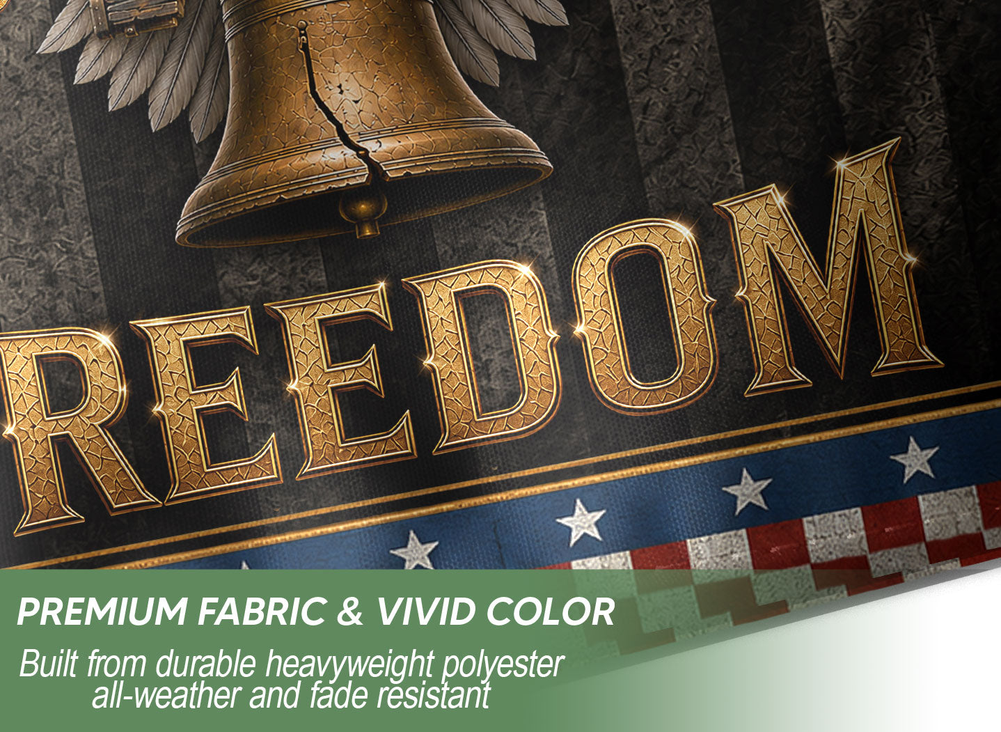 250 Years of Freedom Garden Flag Bald Eagle Patriotic Outdoor Yard Decor
