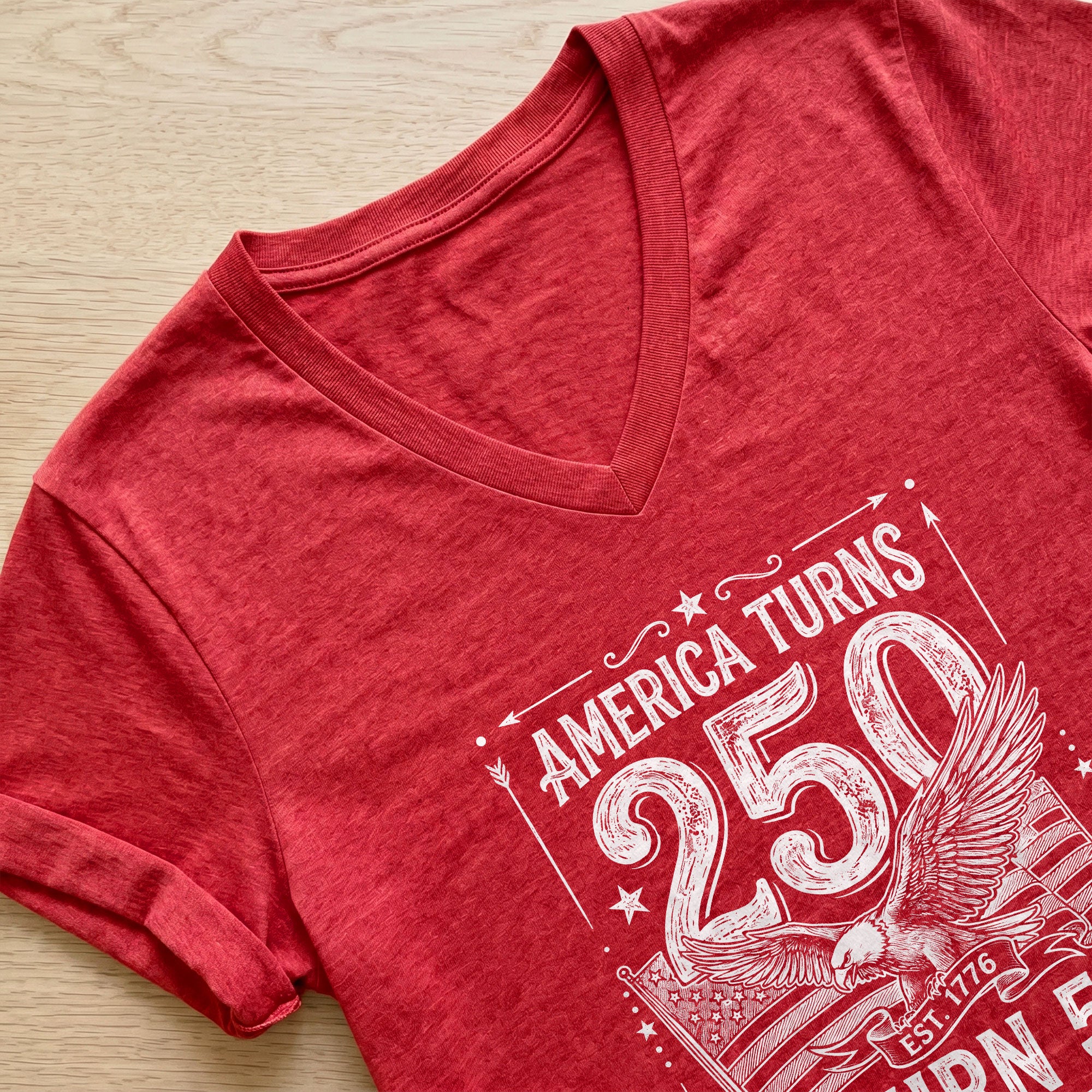 Retro USA 250 Years Celebration Tee – Turning 50 in 2026 Shirt