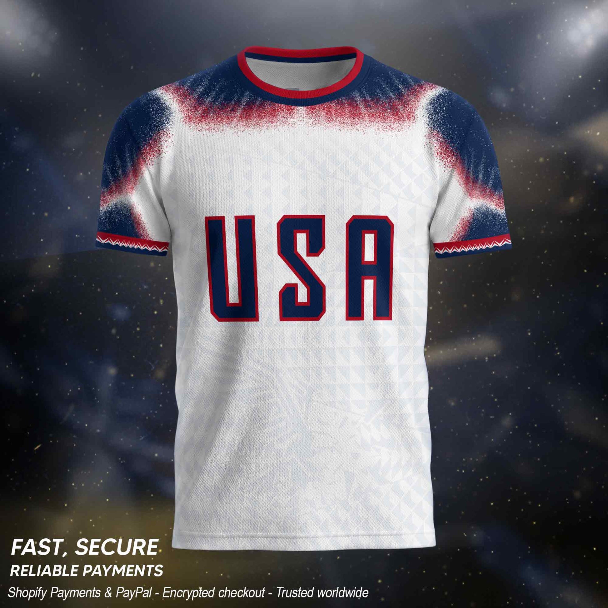 Custom USA Adult Soccer Jersey Personalized Football Shirt with Name and Number - Rust Field Wear